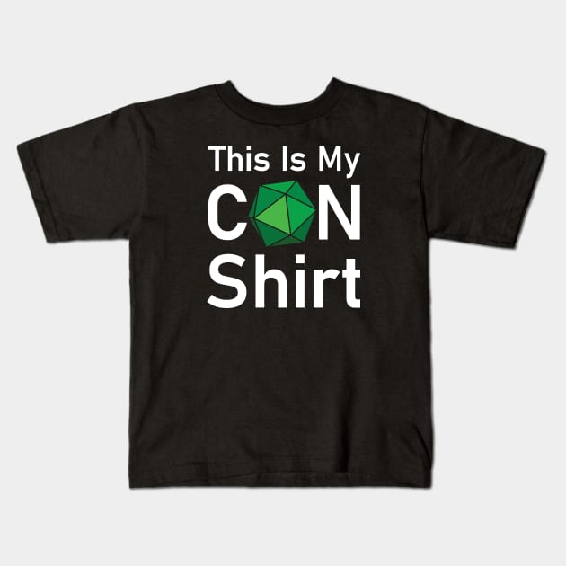 This Is My Con Shirt (dark) Kids T-Shirt by The Goblins Corner